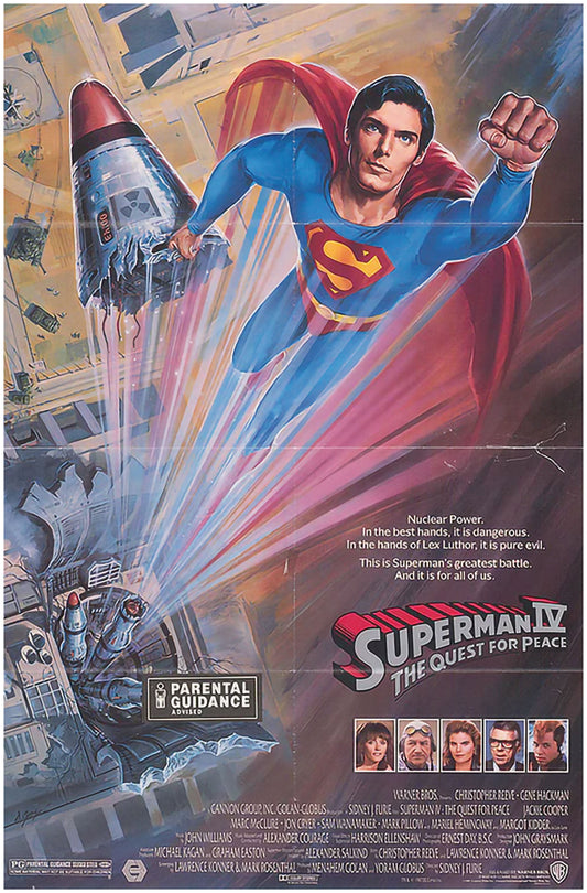 Superman IV Man Cave Collection Wall Print