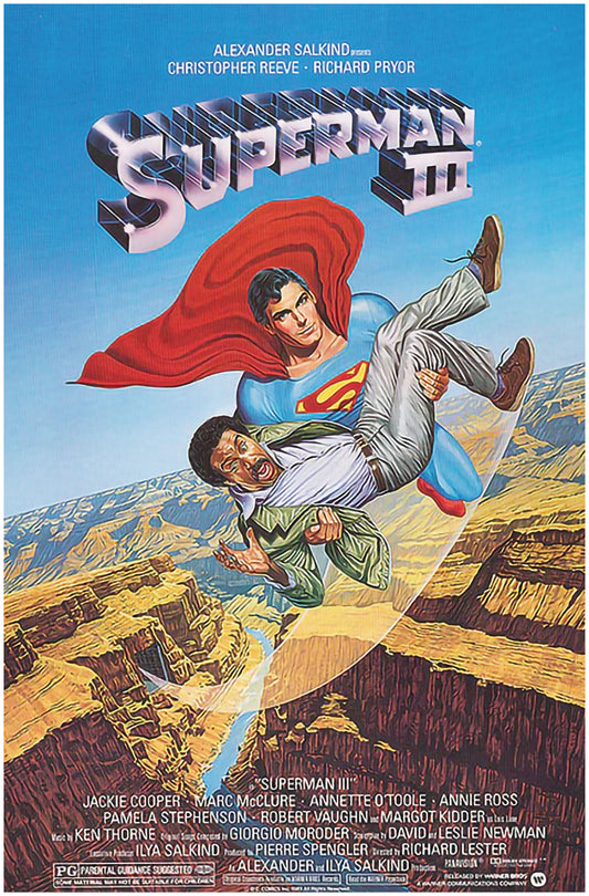 Superman III Man Cave Collection Wall Print