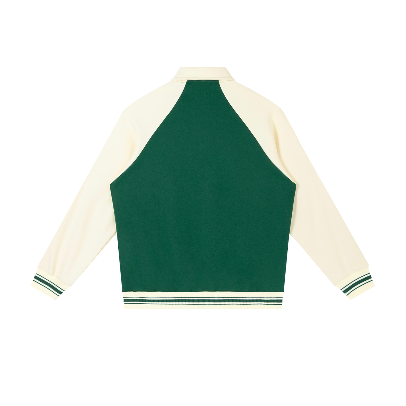 Old Skool Contrast Raglan Sleeve Baseball Jacket