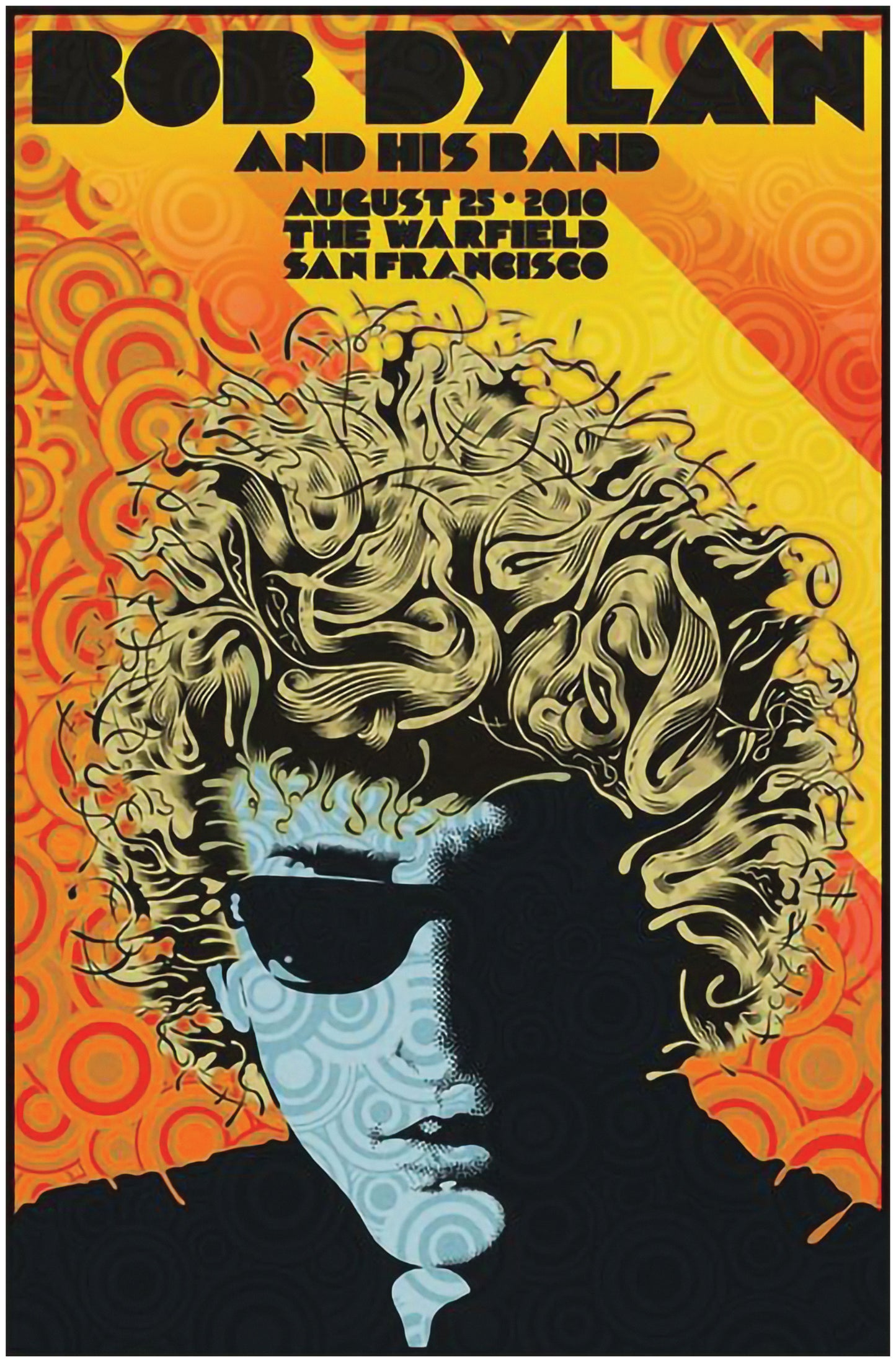 Bob Dylan And His Band Art Wall Print