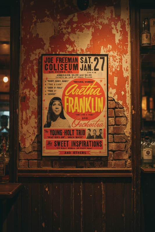 Aretha Franklin Wall Print