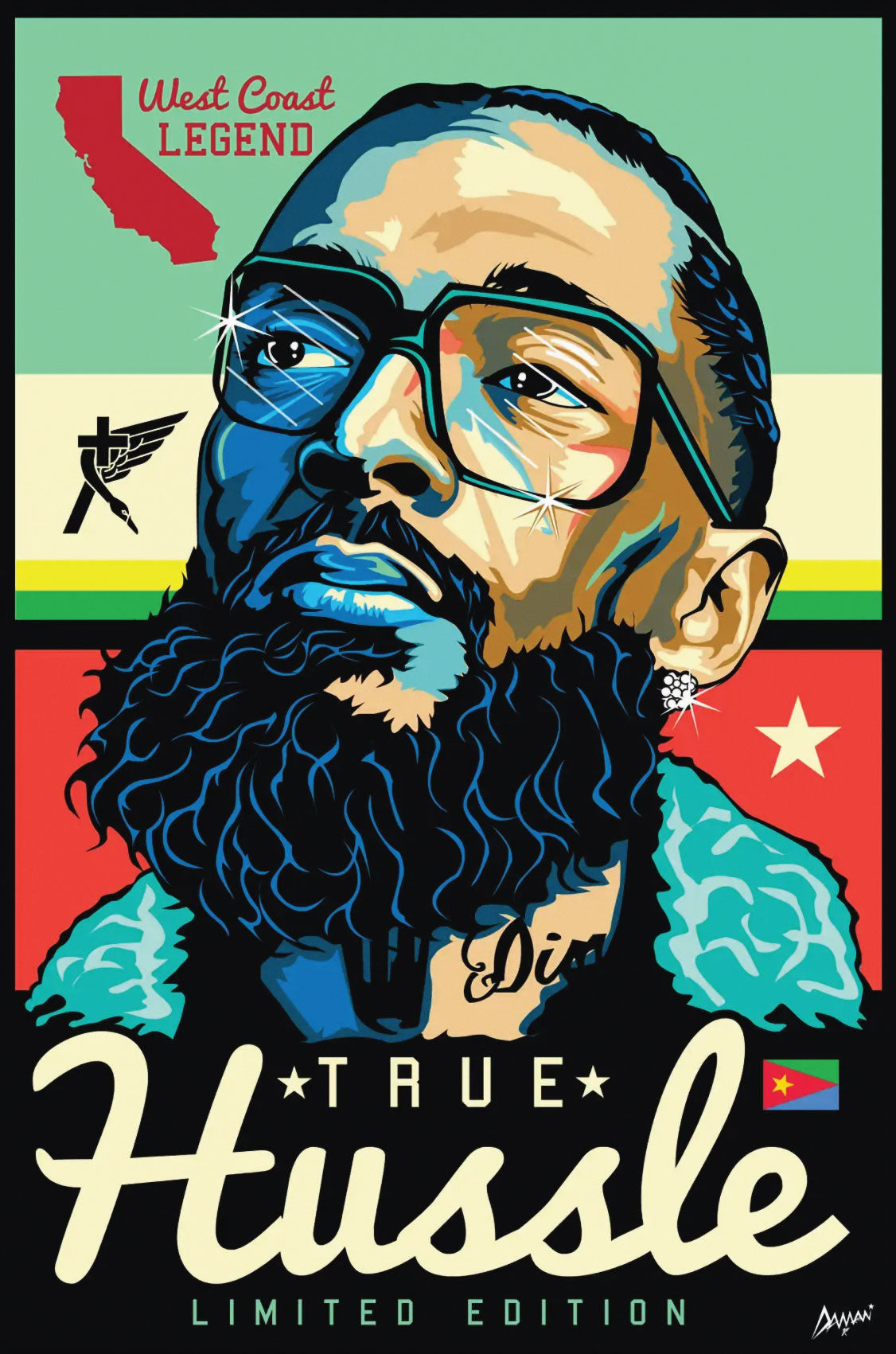 Nipsey Hussle Art Canvas Skin