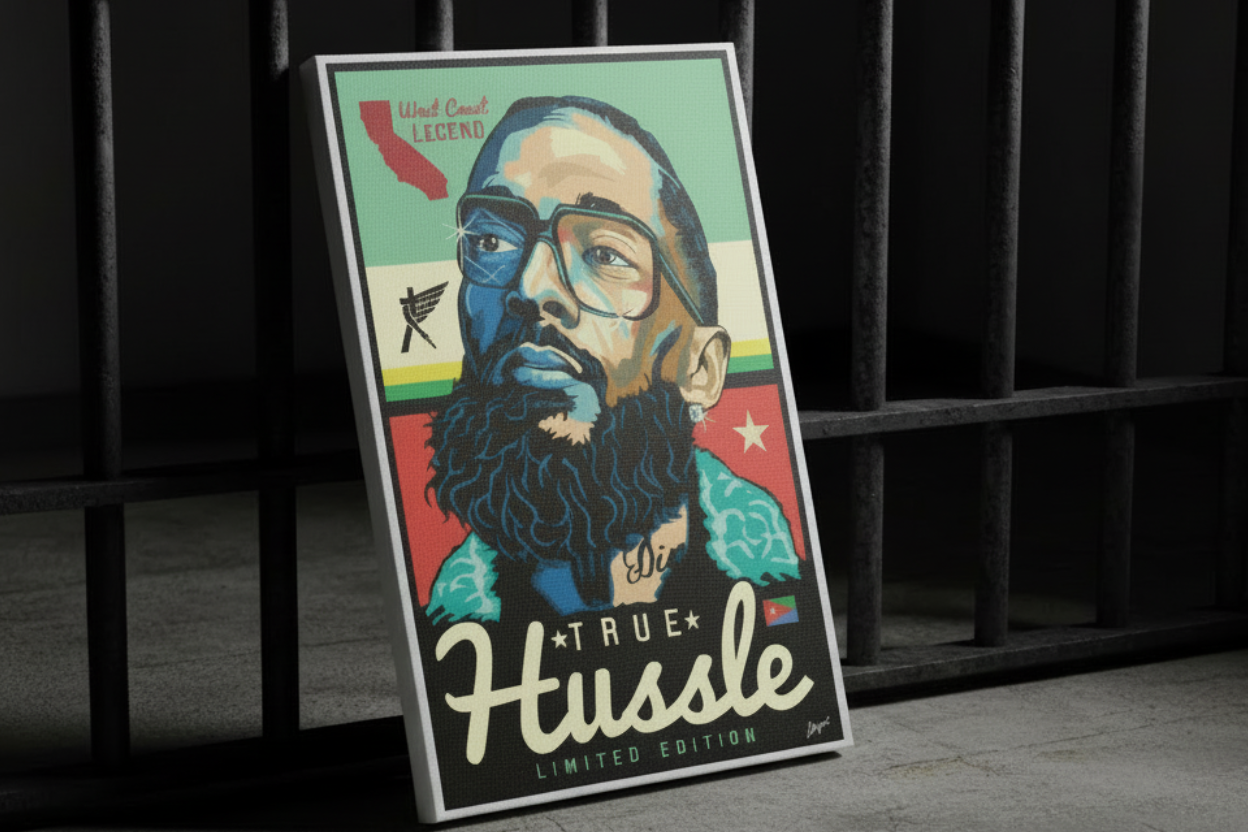 Nipsey Hussle Art Canvas Skin