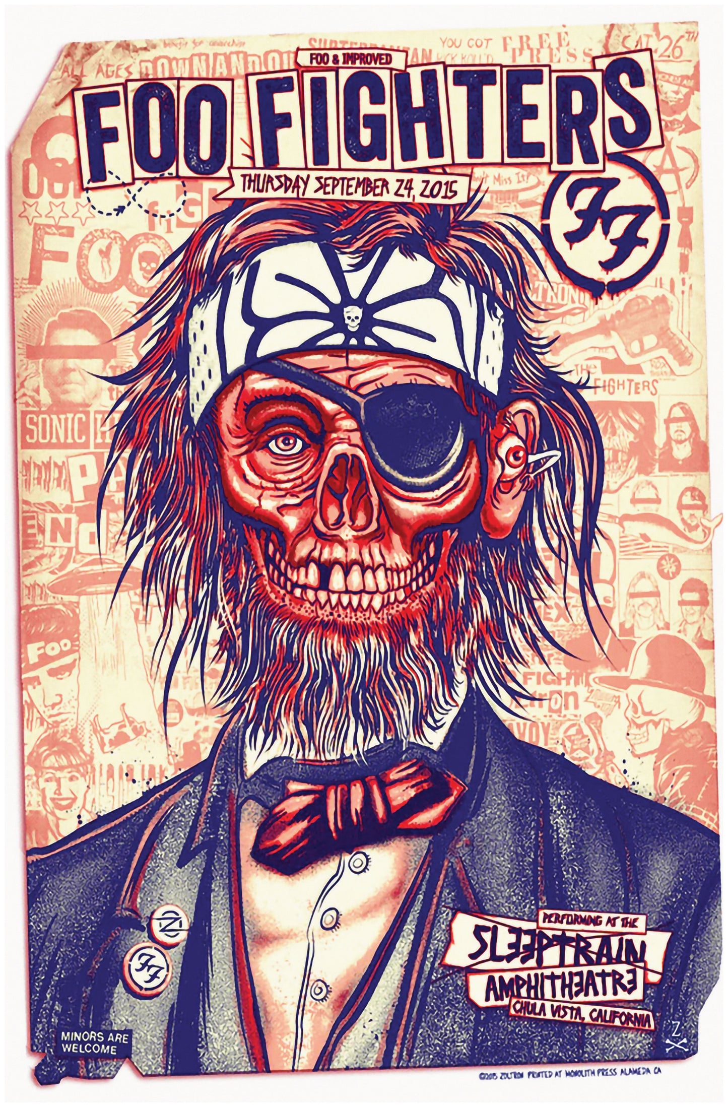 Foo Fighters Art Wall Print