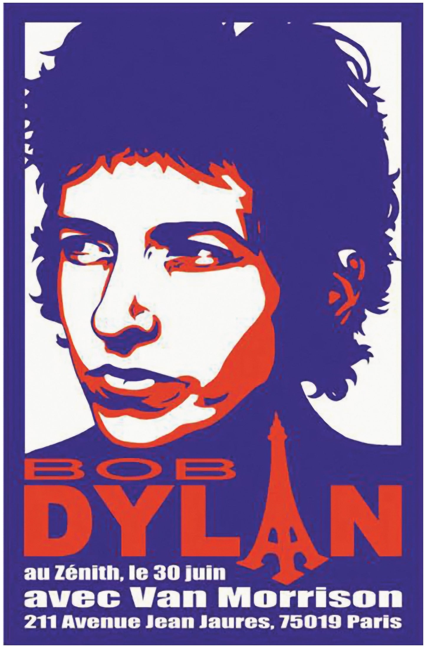 Bob Dylan Art Wall Print