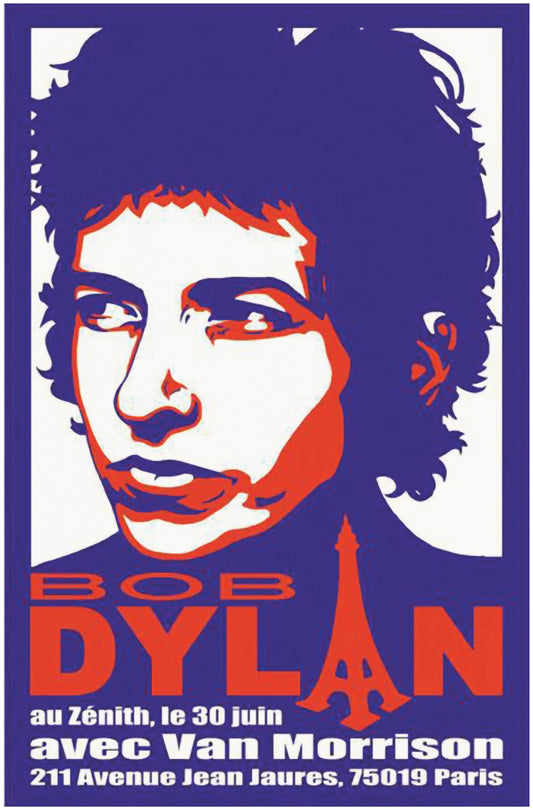 Bob Dylan Art Wall Print