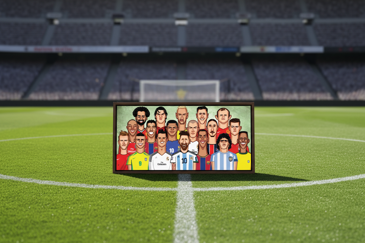 Football GOATS Art Canvas Skin
