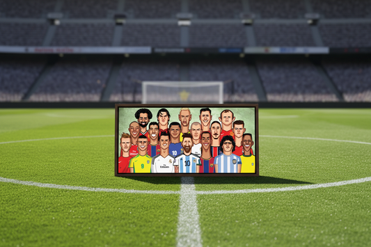 Football GOATS Art Canvas Skin