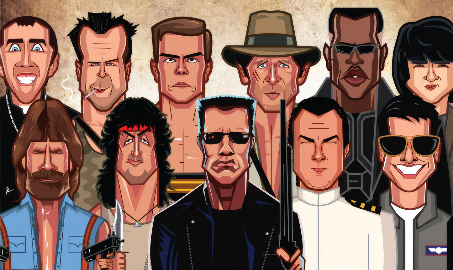 Hollywood Action GOATS Art Canvas Skin