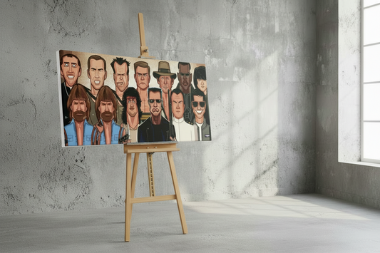 Hollywood Action GOATS Art Canvas Skin