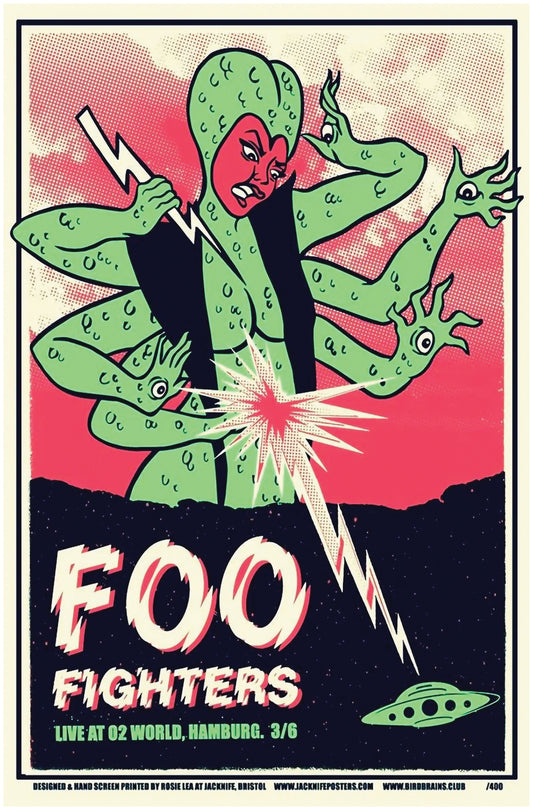Foo Fighters Art Wall Print