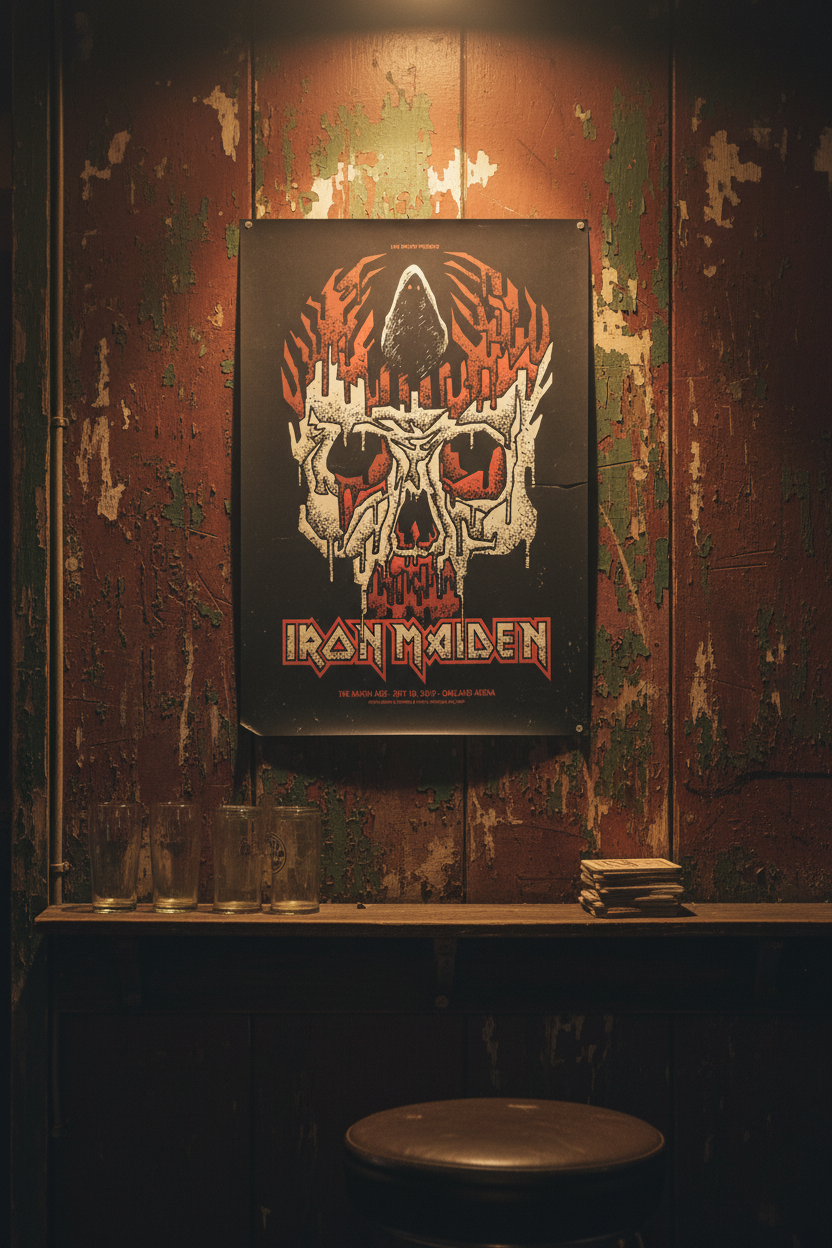 Iron Maiden Art Wall Print