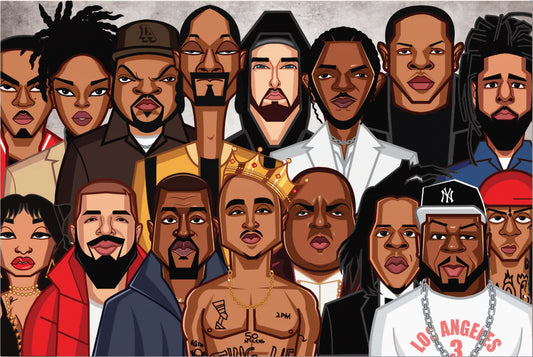 Rapper GOATS Art Canvas Skin