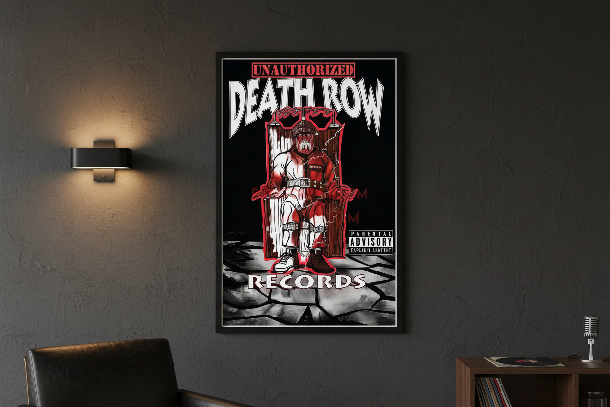 Death Row Records Unauthorised Art Wall Print