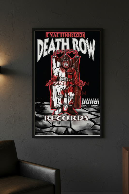 Death Row Records Unauthorised Art Wall Print