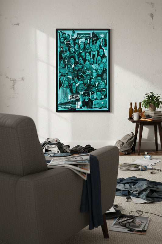 Compton GOATS Art Wall Print