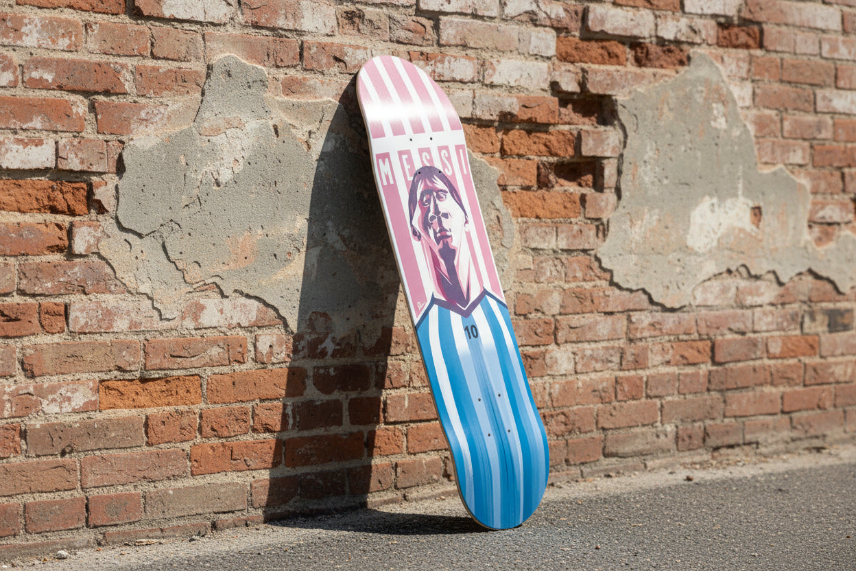 Messi Skateboard Wall Decor