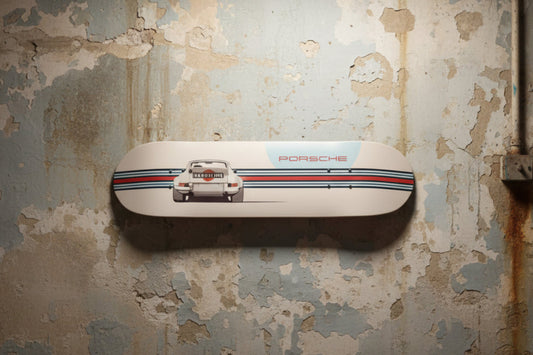 Martini Porsche Skateboard Wall Decor