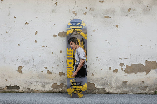 Bruce Lee Skateboard Wall Decor