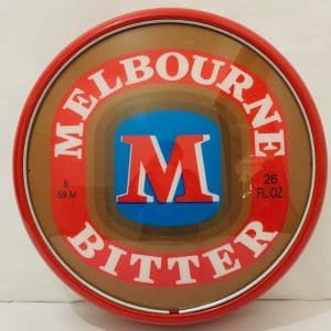 Plastic Wall Mount Vintage Retro Melbourne Bitter