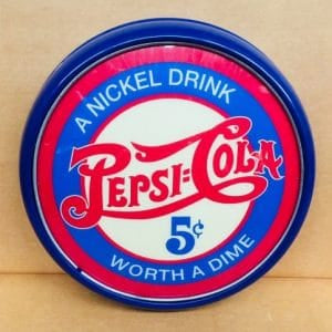 Plastic Wall Mount Pepsi Cola