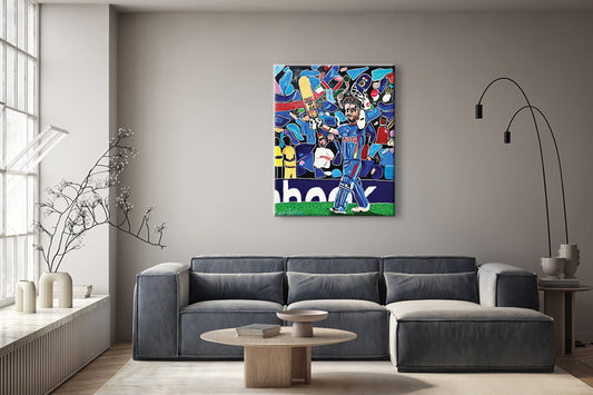 Sachin Tendulkar The Little Master Art Canvas Skin