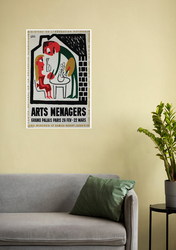 ARTS MENAGERS Art Deco Wall Print