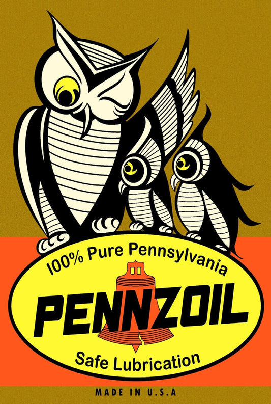 Pennzoil Metal Signs