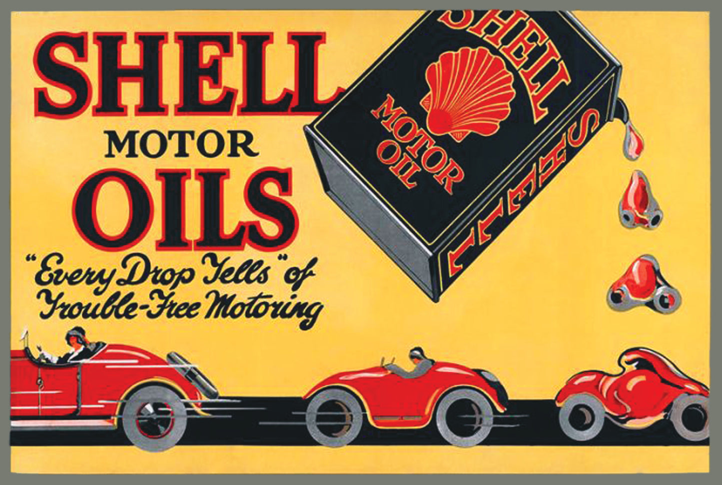 Shell Motor Oil Metal sign