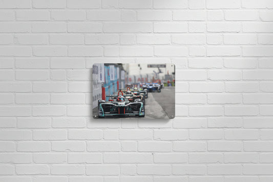 F1 Racing Metal Sign.