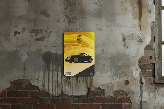 Porsche 964 Turbo 1989- Metal Sign