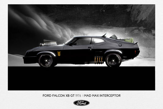 FORD FALCON XB GT 1976- MAD MAX INTERCEPTOR- Metal Sign