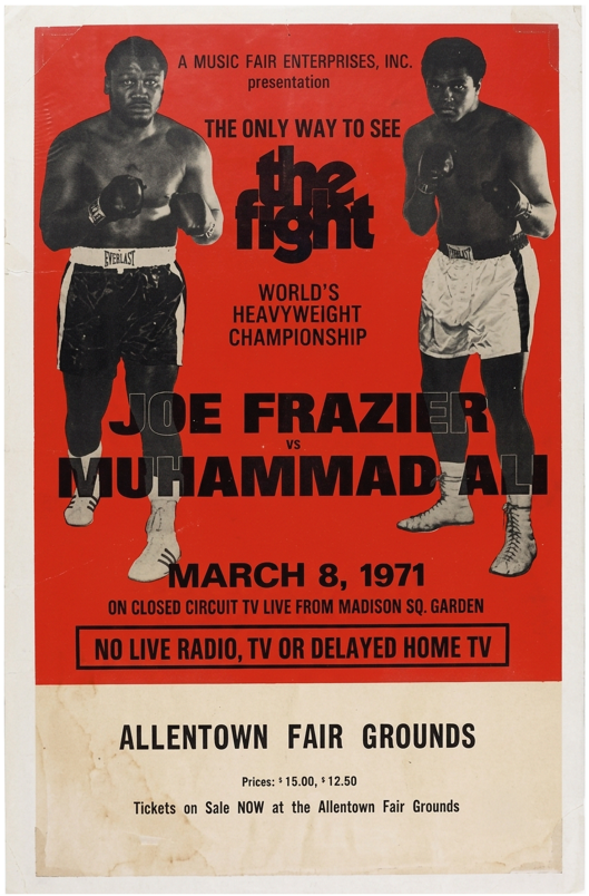The Fight Ali V Frazier Poster