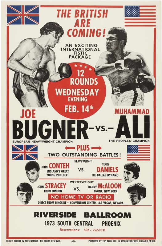 Bugner V Ali Fight Poster
