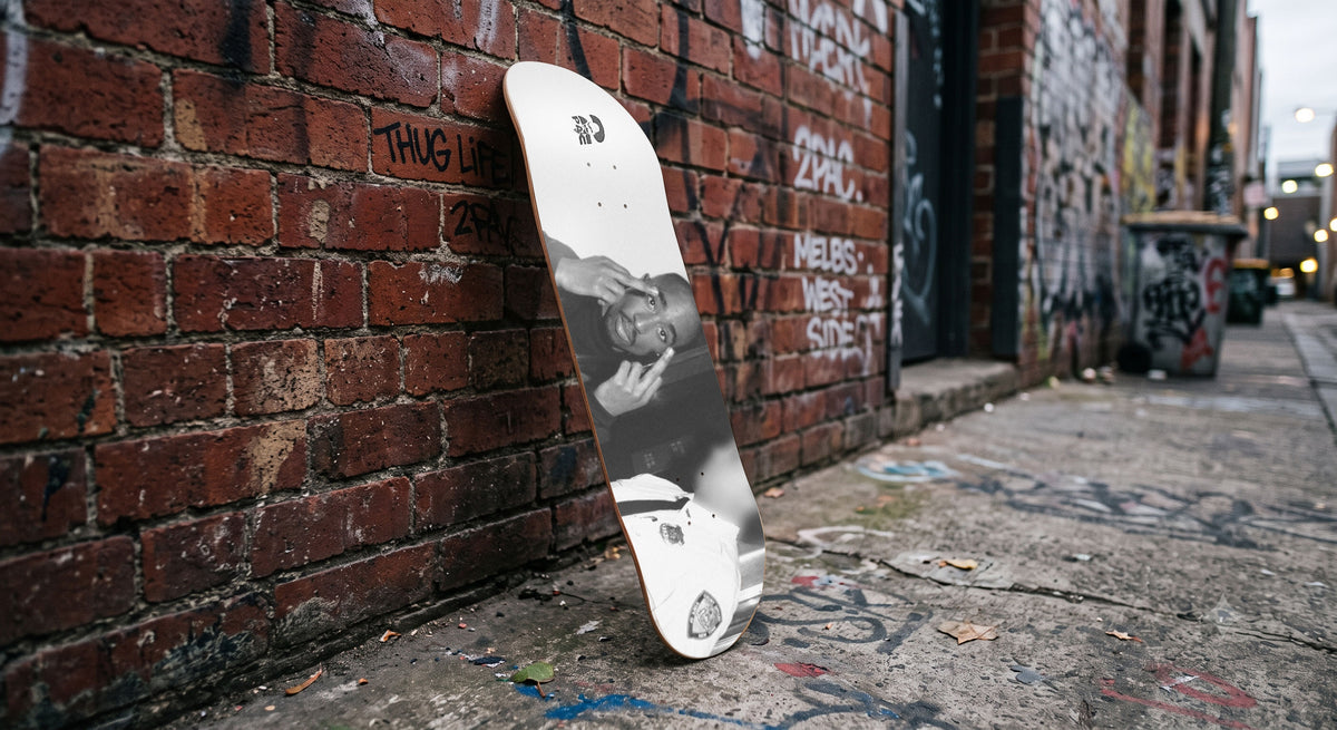 2PAC Skateboard Wall Decor