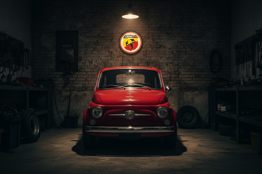 Plastic Wall Mount Abarth Light Up