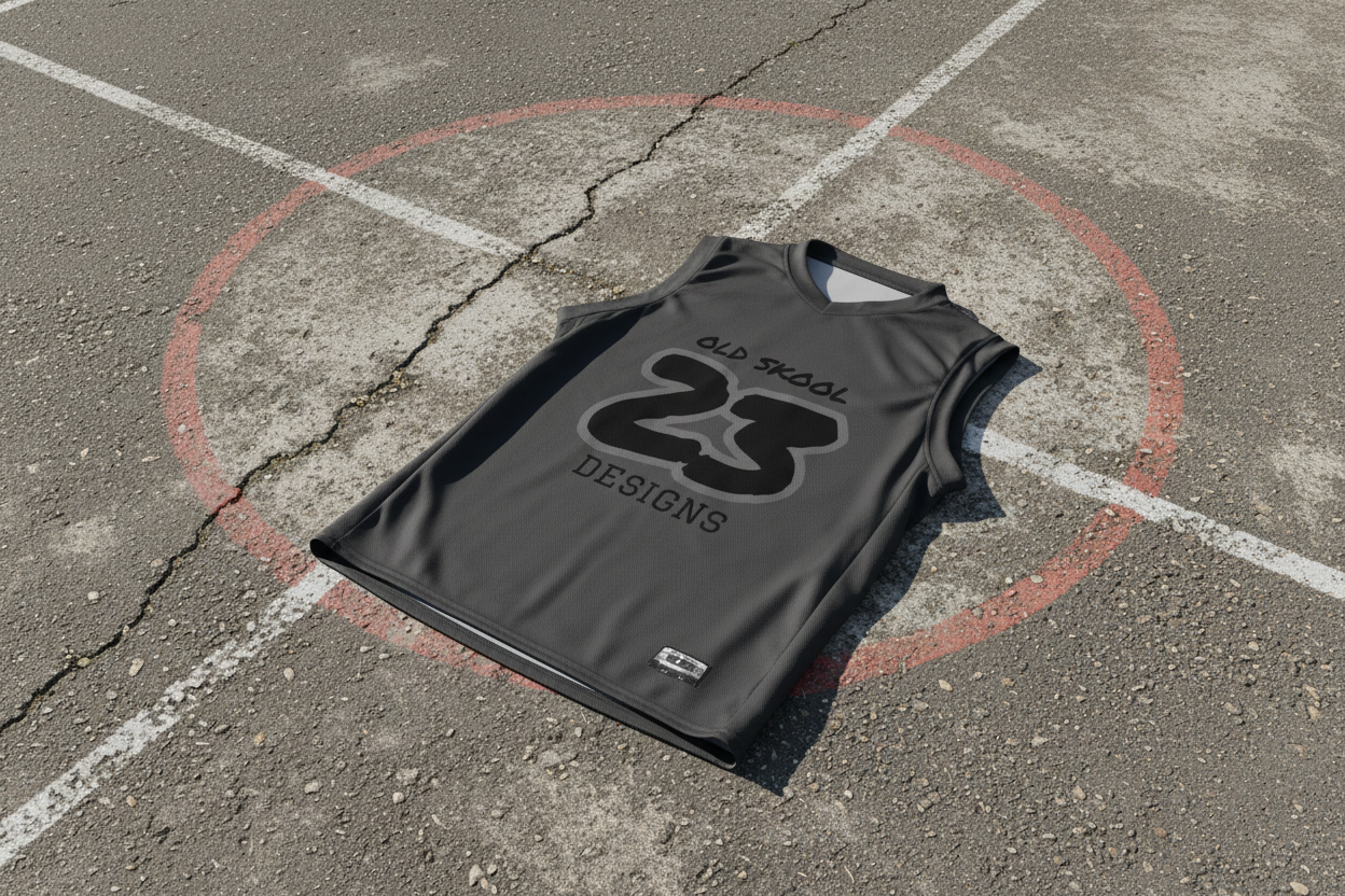 Old Skool unisex basketball jersey