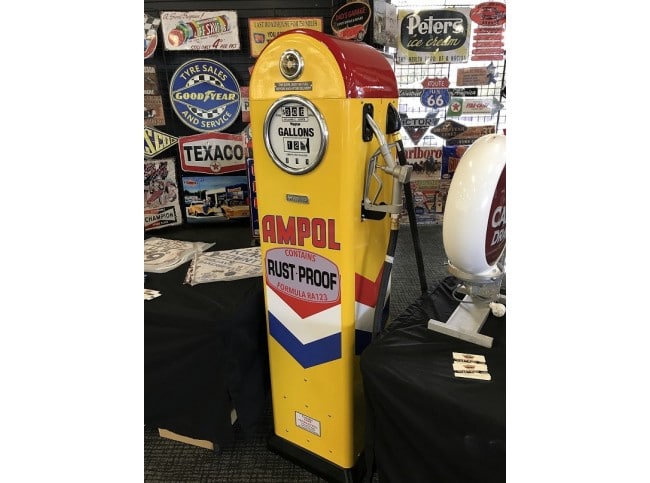 Ampol Chevron Bullseye Rustproof Petrol Bowser
