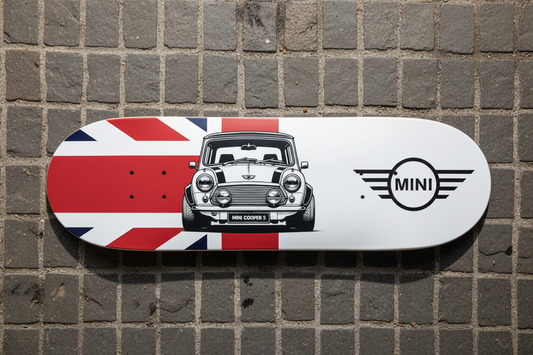 Mini Cooper Skateboard Wall Decor