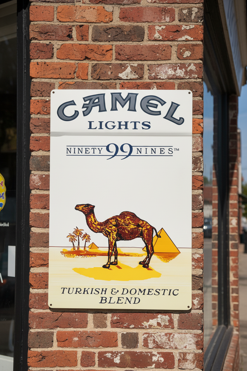 Camel Tobacco Metal Sign