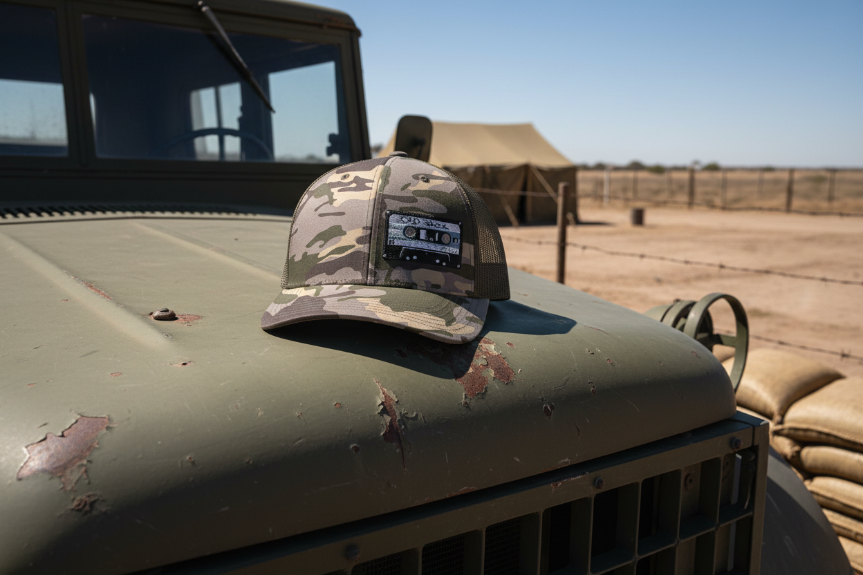 Old Skool Camo trucker hat