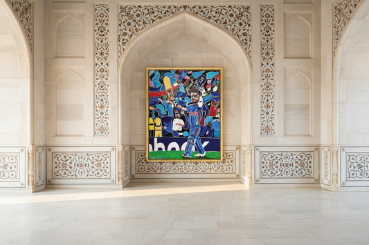 Sachin Tendulkar The Little Master Art Canvas Skin