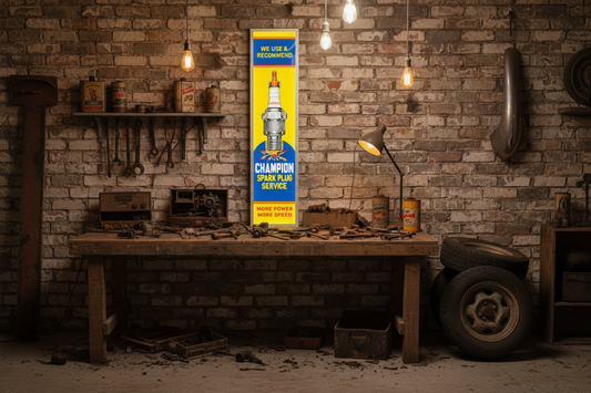 Champion Spark Plug LED Sign