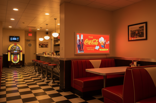 Coca Cola Boy LED Sign