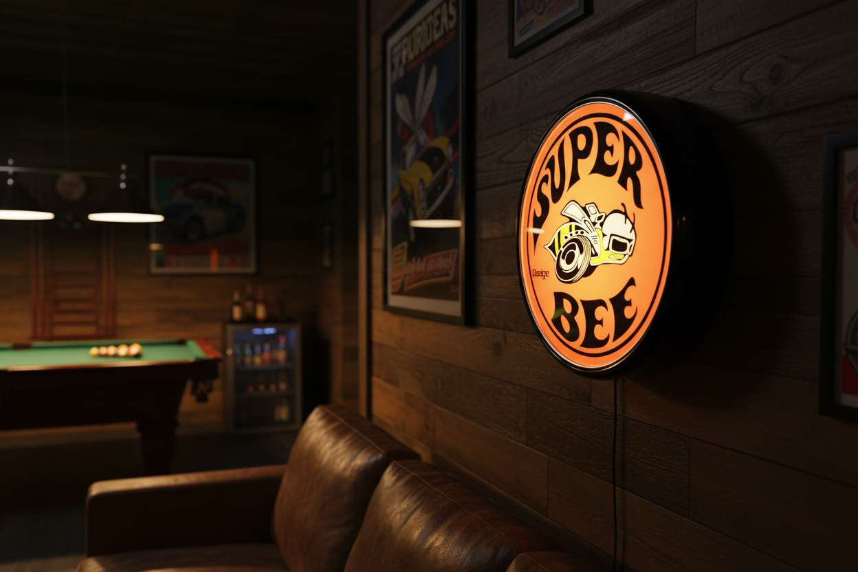 Plastic Wall Mount Dodge Super Bee
