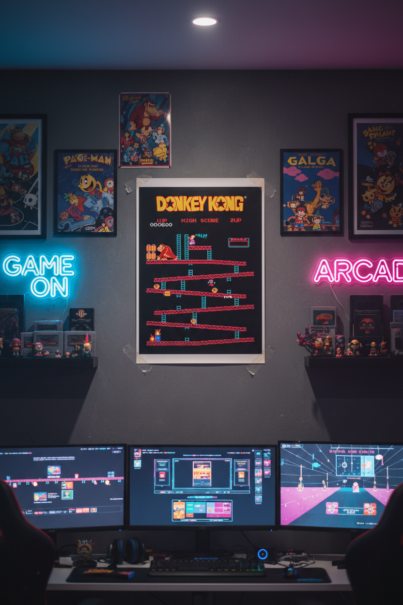 Donkey Kong Game Poster
