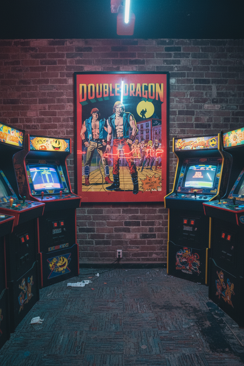 Double Dragon Game Poster