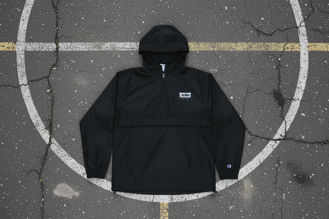 Embroidered Old Skool Champion Packable Jacket