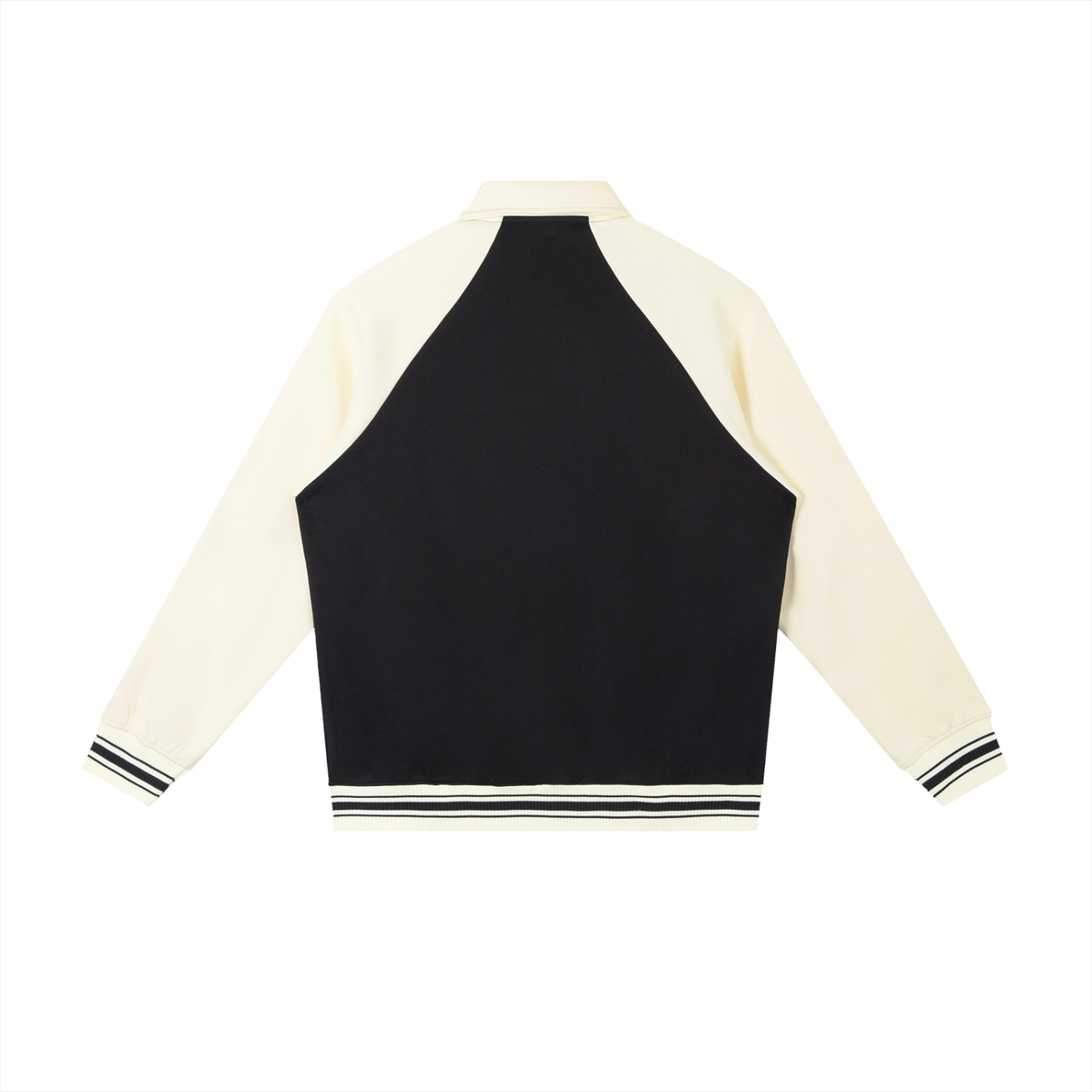 Old Skool Contrast Raglan Sleeve Baseball Jacket