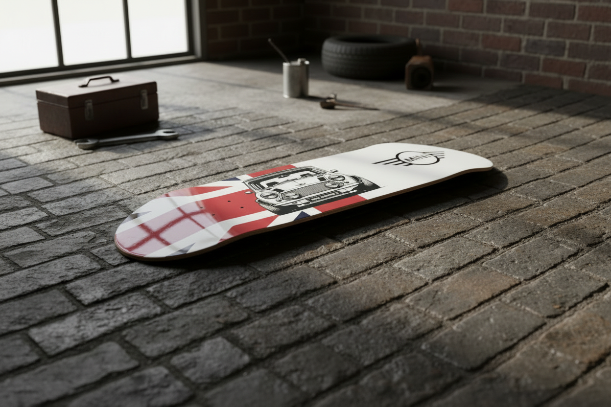 Mini Cooper Skateboard Wall Decor